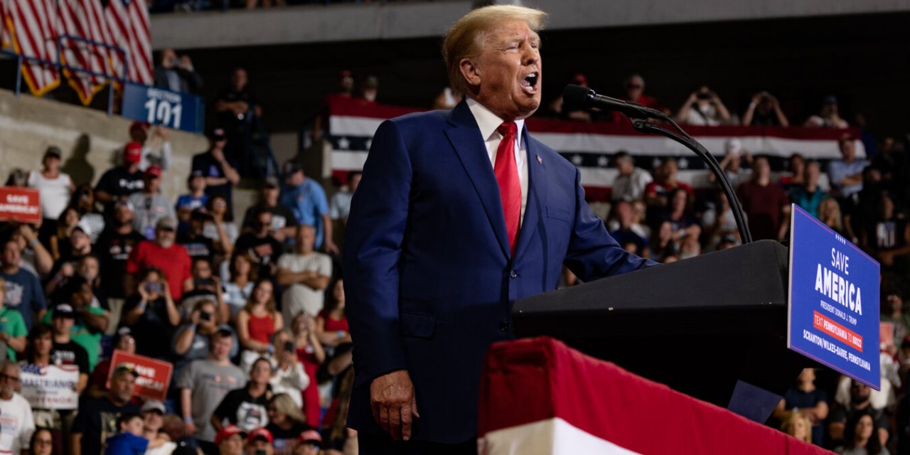 Donald Trump says ‘stupid’ Biden administration could trigger World War Three with Putin over Ukraine, and predicts US would LOSE conflict to Russia