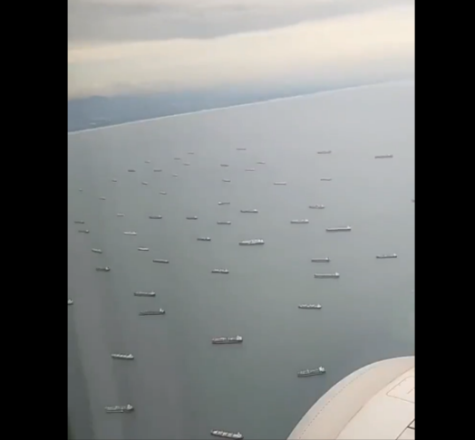 NEW: 200 Ships are Stuck at the Panama Canal, ‘World’s Worst Traffic Jam’