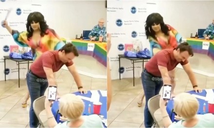 Burbank Democrat Mayor Gets Spanked by Drag Queen at “Child-Friendly” Democratic Fundraiser (VIDEO)