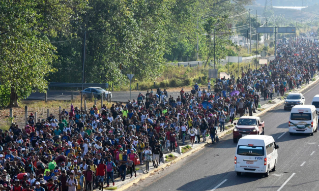 MASSIVE Migrant Caravan Heads Toward U.S. Southern Border Ahead of Blinken’s Trip to Mexico (VIDEO)
