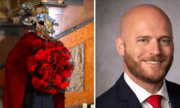 BREAKING: Satanic idol at Iowa State Capitol BEHEADED by Christian veteran
