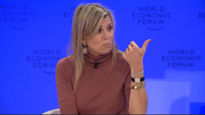 Queen Maxima of Netherlands at Davos says Digital ID is Good for Knowing ‘who actually got a vaccination or not’