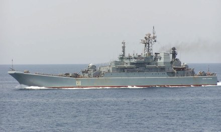 Ukraine-Built Naval Drones Sink Russian Assault Ship