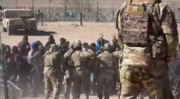 🚨THIS IS AN INVASION! – Riot Erupts After Migrant Swarm Breaches US Southern Border, National Guard Left Helpless