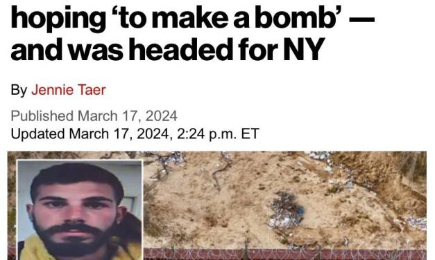 A Lebanese migrant who was caught sneaking over the border admitted he’s a member of Hezbollah, he hoped to make a bomb, and his destination was New York.
