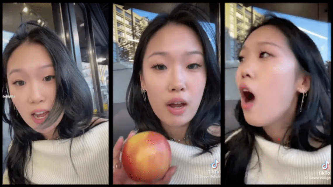 Watch: Young Woman Slams Inflation After Buying $7 Apple at Whole Foods