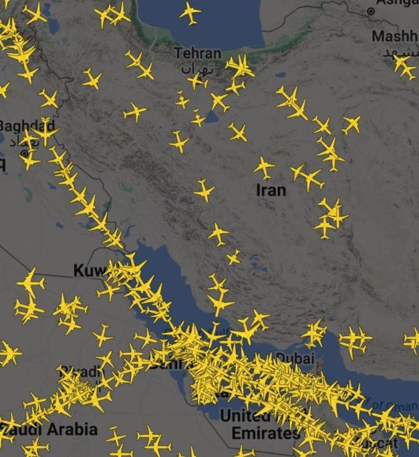 DEVELOPING: Reports Out of Iran Suggests Air Traffic Has Been Halted Over Tehran!