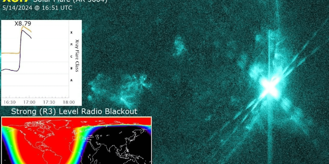 Another “Behemoth Solar Flare” Sparks Radio Blackout Across North America