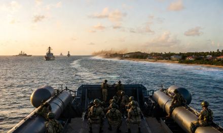 WAR DRUMS: Eleven US warships and over US 15,000 troops are now in the Caribbean as Venezuela tensions reach a boiling point.