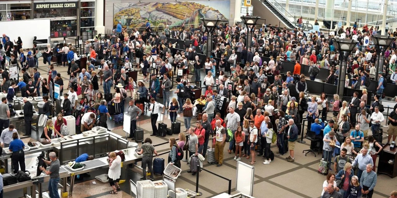 BREAKING: Security lines at airports across the country are HOURS LONG because of government shut down